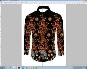 Contoh Design Seragam Batik Kerja