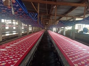 Hasil Produksi Pabrik Kain Batik katun Printing Manual