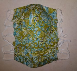 Desain Jual Masker Batik Motif Custom