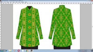 Contoh Desain Produk Pakaian Batik