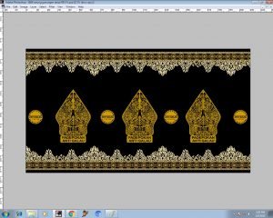 Contoh Desain Sarung Batik Bahan Rayon Motif Custom