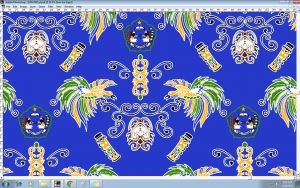 Hasil Design Pabrik Batik Printing Manual Motif Custom